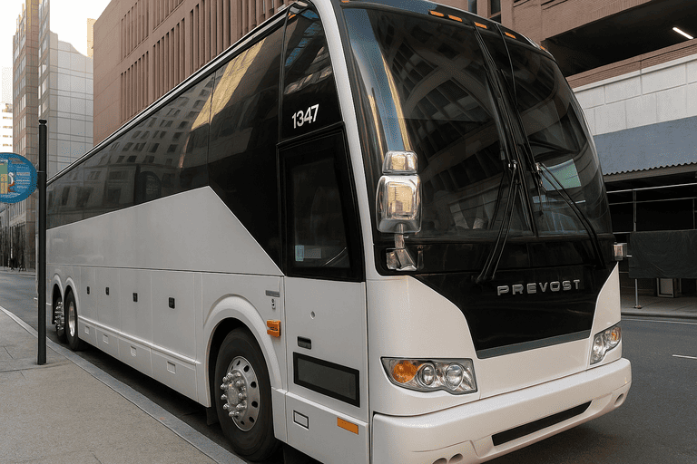 a Hesperia Coach Bus Service coach bus