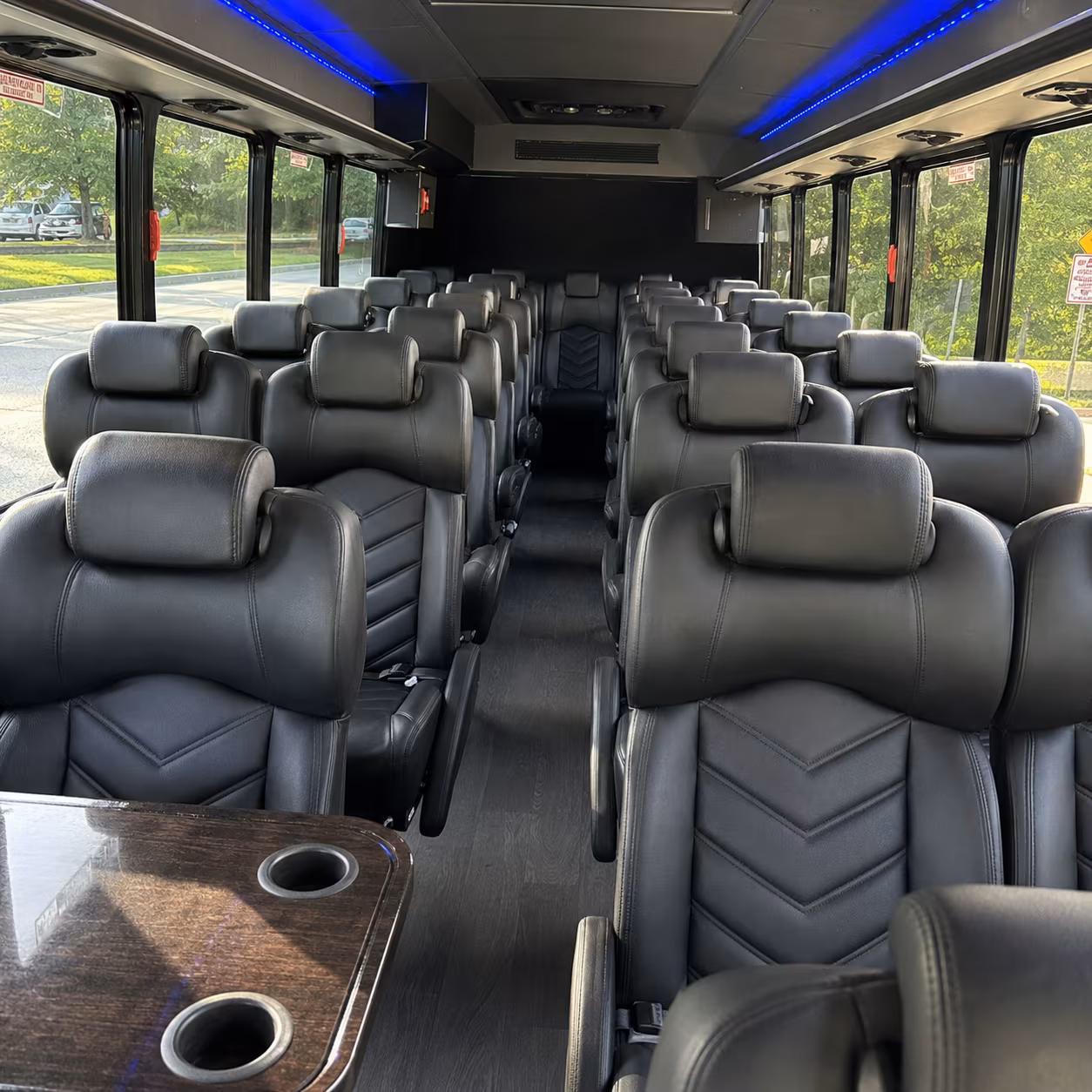 30 passenger minibus inside