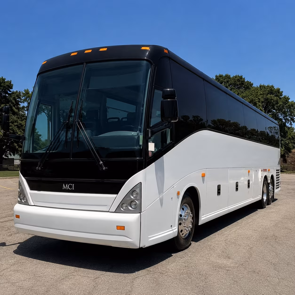 56 passenger charter bus