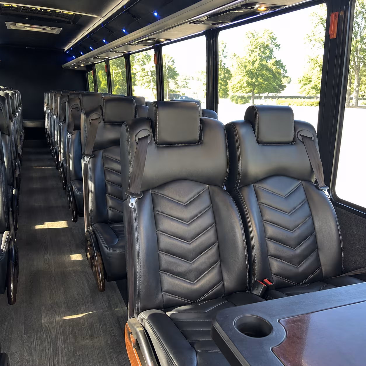 can i book a one way a round trip or a multi day package for a bus rental in hesperia