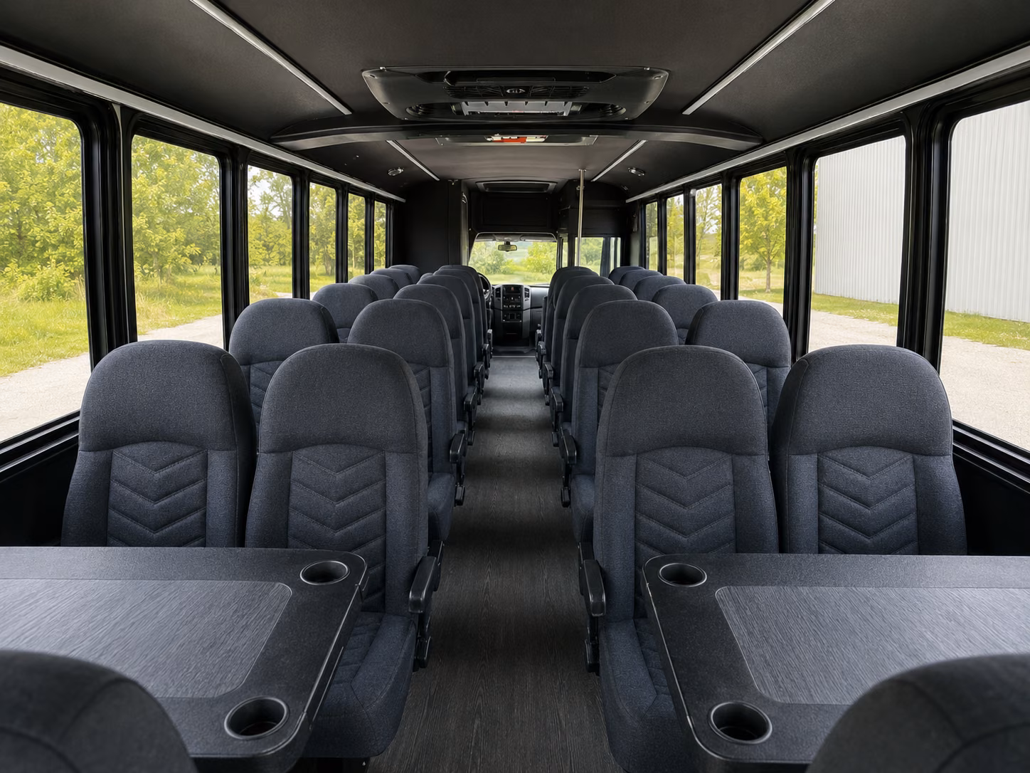 hesperia 15 passenger minibus interior