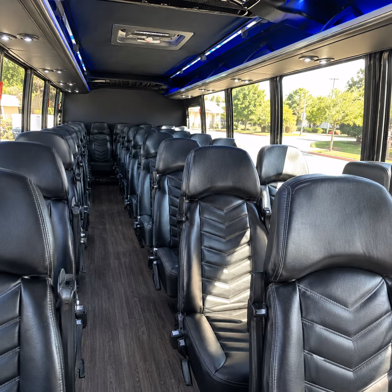 hesperia 25 passenger minibus interior