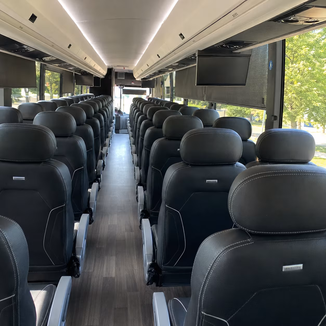 hesperia 56 passenger charter bus interior