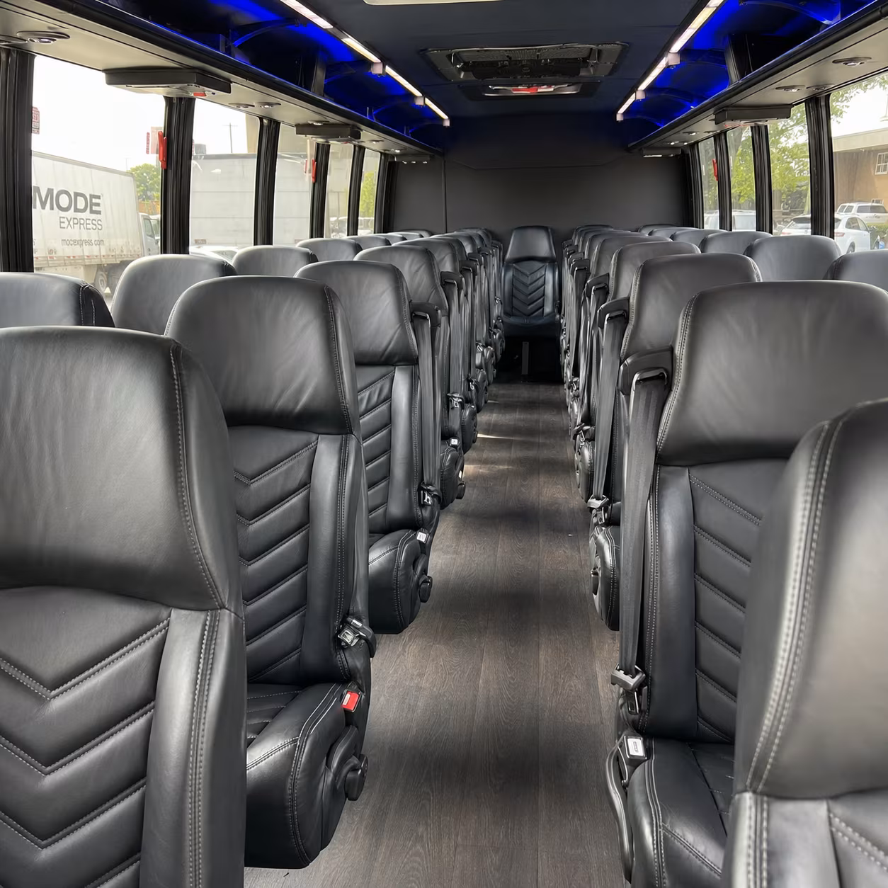 hesperia private event transportation onboard seating